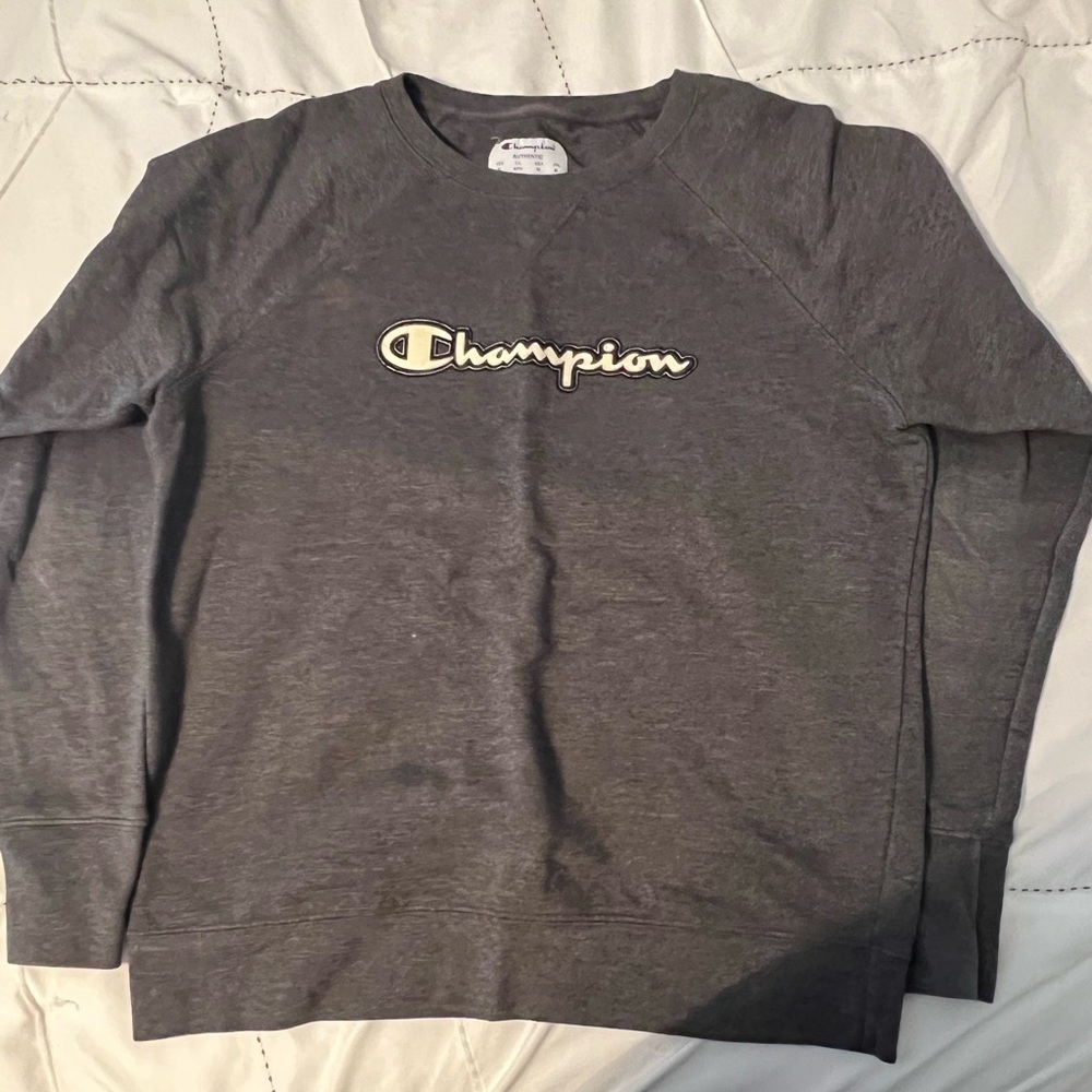 Champion Heather Gray Crewneck